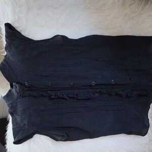 Odille cotton/silk cap sleeve top size 2